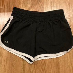 Heat gear athletes shorts with underwear liner
